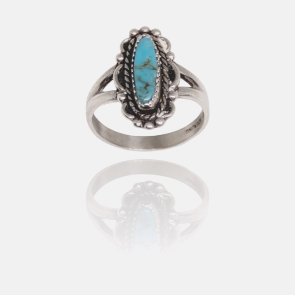Jewelry - Native American Bell Trader Designer Sterling Silver Turquoise Ring